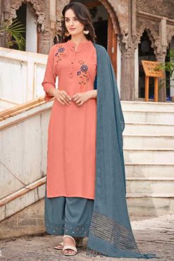 Vitara Hilltop Kurti with Dupatta Bottom Wholesale Catalog 5 Pcs