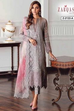 Zarqash Jazmin Z 2122 by Khayyira Salwar Suit Wholesale Catalog 3 Pcs