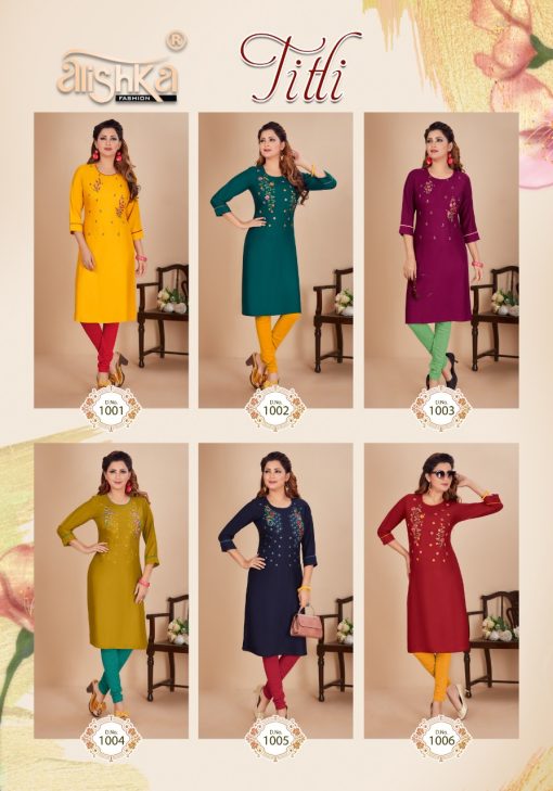 Alishka Titli Kurti Wholesale Catalog 6 Pcs 10 510x729 - Alishka Titli Kurti Wholesale Catalog 6 Pcs