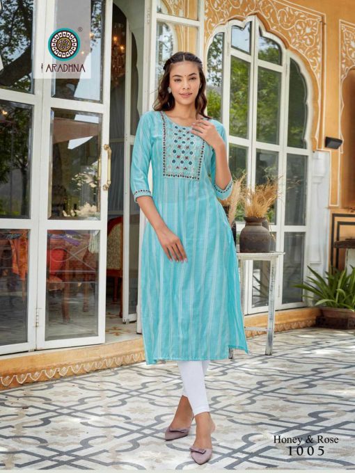 Aradhna Honey and Rose Vol 1 Kurti Wholesale Catalog 6 Pcs 12 510x680 - Aradhna Honey and Rose Vol 1 Kurti Wholesale Catalog 6 Pcs