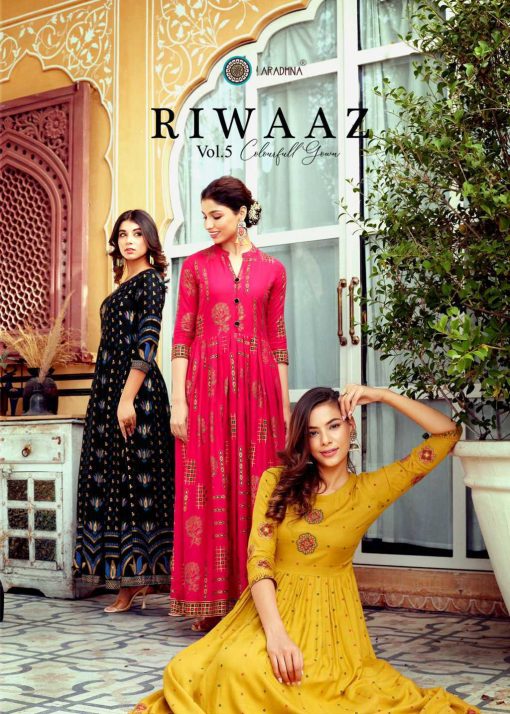 Aradhna Riwaaz Vol 5 Kurti Wholesale Catalog 12 Pcs 1 510x714 - Aradhna Riwaaz Vol 5 Kurti Wholesale Catalog 12 Pcs