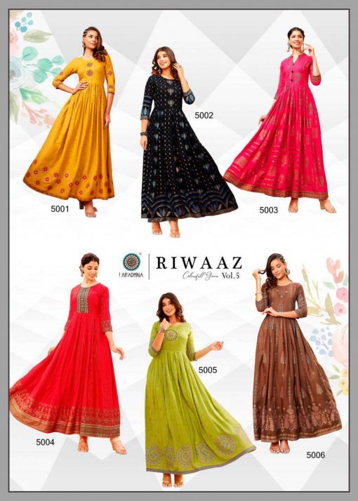 Aradhna Riwaaz Vol 5 Kurti Wholesale Catalog 12 Pcs 19 510x714 - Aradhna Riwaaz Vol 5 Kurti Wholesale Catalog 12 Pcs