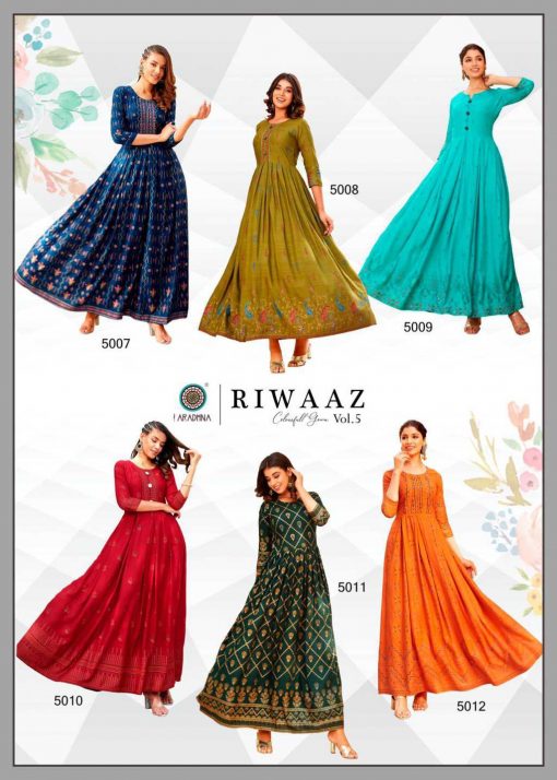 Aradhna Riwaaz Vol 5 Kurti Wholesale Catalog 12 Pcs 20 510x714 - Aradhna Riwaaz Vol 5 Kurti Wholesale Catalog 12 Pcs