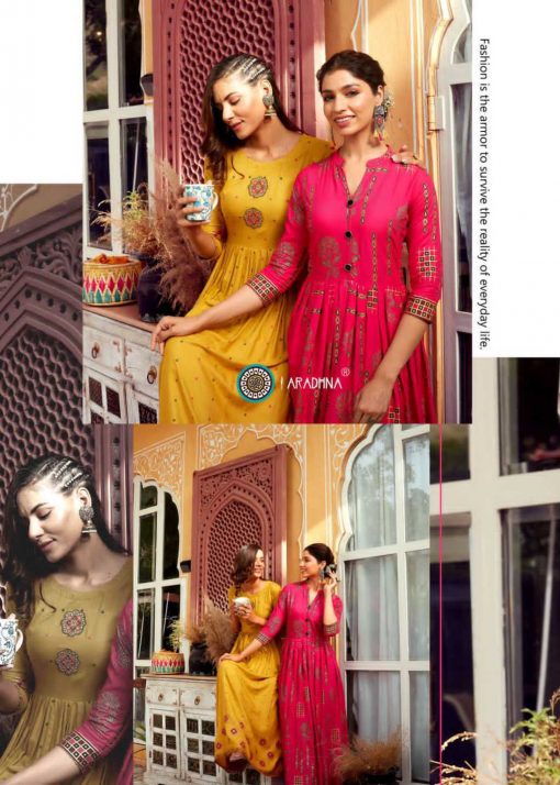 Aradhna Riwaaz Vol 5 Kurti Wholesale Catalog 12 Pcs 5 510x714 - Aradhna Riwaaz Vol 5 Kurti Wholesale Catalog 12 Pcs