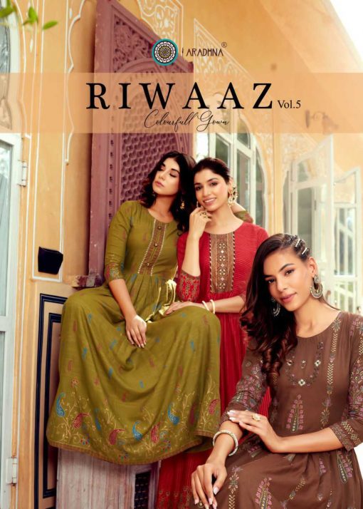 Aradhna Riwaaz Vol 5 Kurti Wholesale Catalog 12 Pcs 8 510x714 - Aradhna Riwaaz Vol 5 Kurti Wholesale Catalog 12 Pcs