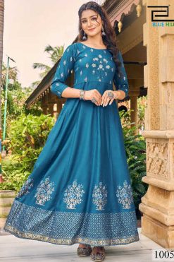 Blue Hills Enagage Kurti Wholesale Catalog 6 Pcs