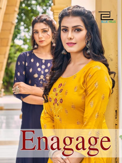 Blue Hills Enagage Kurti Wholesale Catalog 6 Pcs 4 510x680 - Blue Hills Enagage Kurti Wholesale Catalog 6 Pcs