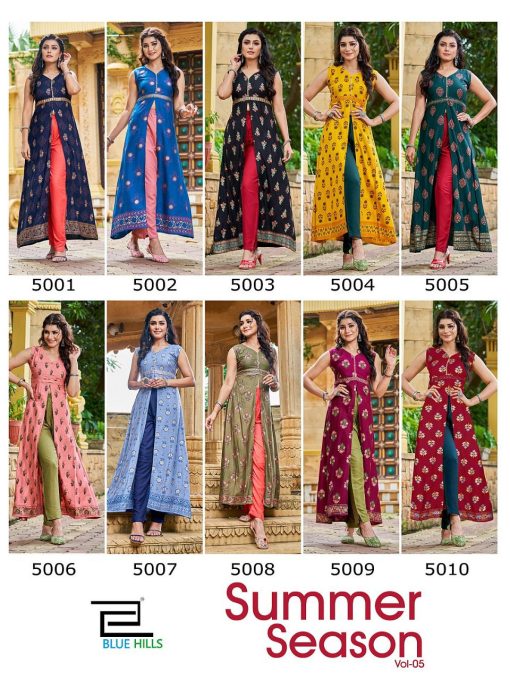 Blue Hills Summer Season Vol 5 Kurti Wholesale Catalog 10 Pcs 13 510x680 - Blue Hills Summer Season Vol 5 Kurti Wholesale Catalog 10 Pcs