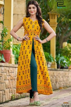 Blue Hills Summer Season Vol 5 Kurti Wholesale Catalog 10 Pcs