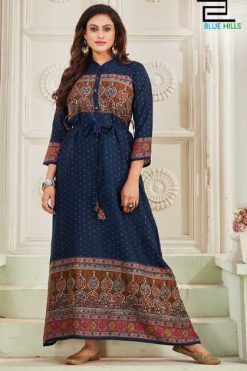 Blue Hills Walkway Touch Vol 1 Kurti Wholesale Catalog 4 Pcs