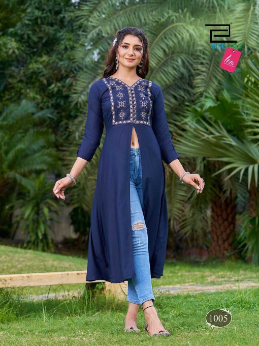 Blue Hills Zara Kurti Wholesale Catalog 8 Pcs 1 510x680 - Blue Hills Zara Kurti Wholesale Catalog 8 Pcs