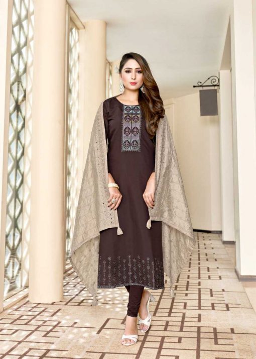 Brij Brownie Salwar Suit Wholesale Catalog 8 Pcs 18 510x714 - Brij Brownie Salwar Suit Wholesale Catalog 8 Pcs