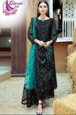 Dinsaa Ds 102 E Salwar Suit Wholesale Catalog 4 Pcs