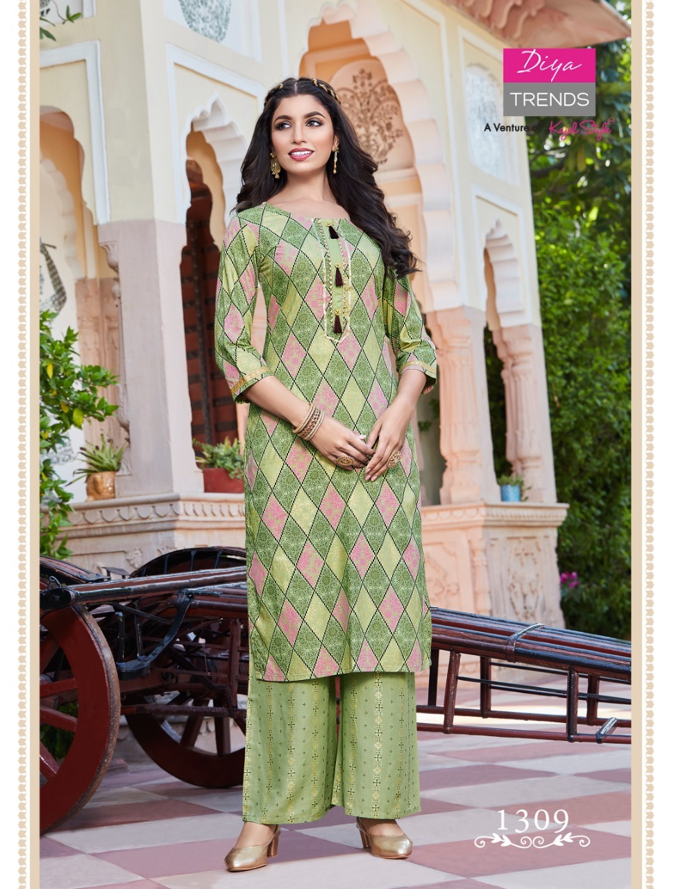 Buy W Yellow Embroidered Kurta online