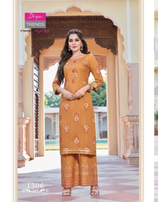 Diya Trends Bibas Vol 13 by Kajal Style Kurti with Palazzo Wholesale Catalog 10 Pcs 12 510x655 - Diya Trends Biba’s Vol 13 by Kajal Style Kurti with Palazzo Wholesale Catalog 10 Pcs