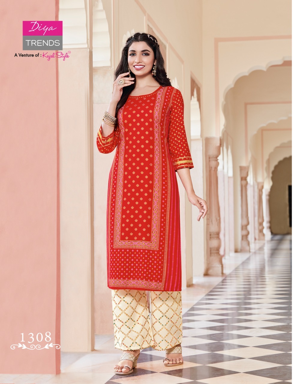 BIBA'S VOL 10 BY DIYA TRENDS LAUNCHING KURTI WITH PLAZZO & PANT PAIR  COLLECTION AT MANUFACTURER RATE BY ASHIRWAD ONLINE AGENCY - Ashirwad Agency