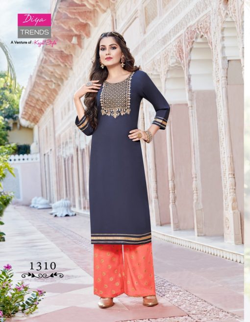 Diya Trends Bibas Vol 13 by Kajal Style Kurti with Palazzo Wholesale Catalog 10 Pcs 2 510x655 - Diya Trends Biba’s Vol 13 by Kajal Style Kurti with Palazzo Wholesale Catalog 10 Pcs