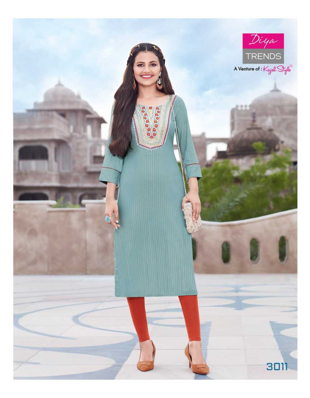 Multicolor Diya Trends Ethnicity Vol 13 Printed Kurti, Size: S,L at Rs 500  in Hyderabad