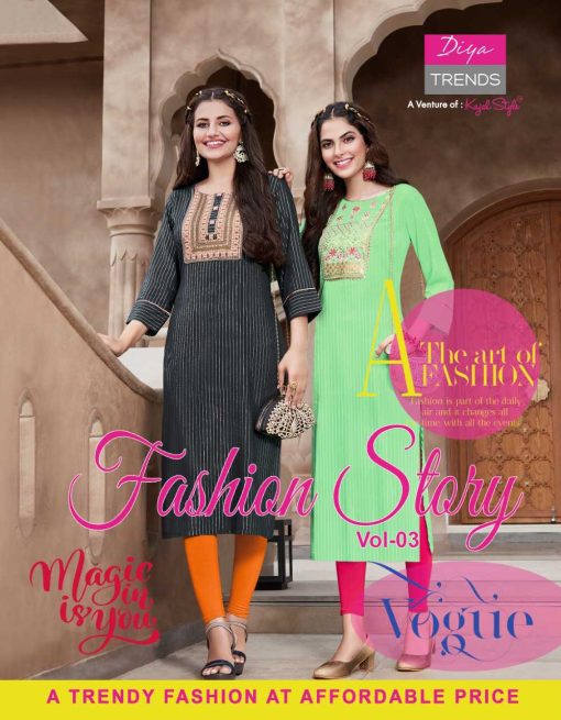 Diya Trends Fashion Story Vol 3 by Kajal Style Kurti Wholesale Catalog 12 Pcs 6 510x655 - Diya Trends Fashion Story Vol 3 by Kajal Style Kurti Wholesale Catalog 12 Pcs