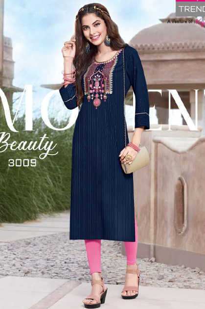 Overlay Kurti In Cotton Fabric for Christmas