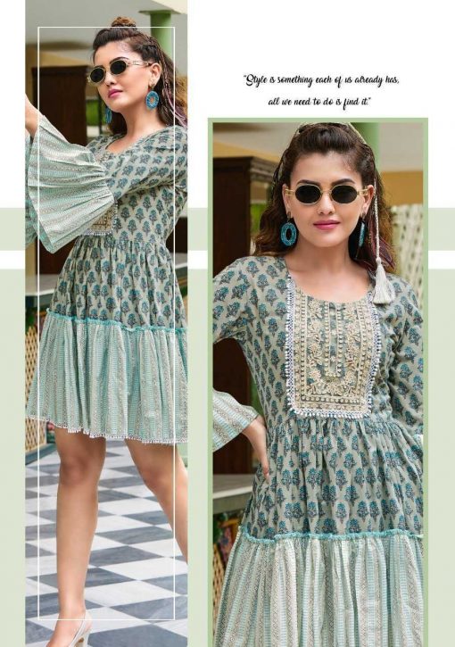 Diya Trends Senorita Vol 1 by Kajal Style Kurti Wholesale Catalog 8 Pcs 10 510x725 - Diya Trends Senorita Vol 1 by Kajal Style Kurti Wholesale Catalog 8 Pcs