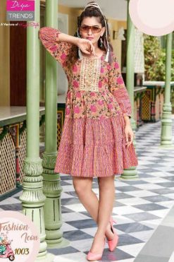 Diya Trends Senorita Vol 1 by Kajal Style Kurti Wholesale Catalog 8 Pcs