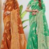 Hi Studio Sana Silk Saree Sari Wholesale Catalog 6 Pcs