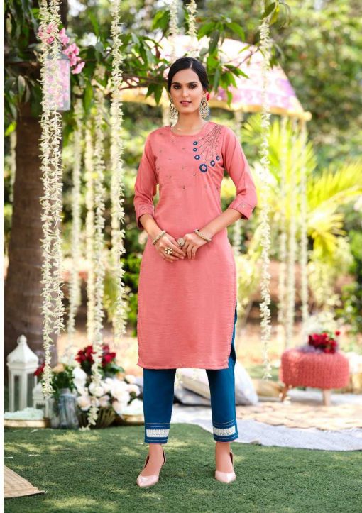 Kiana Fantasy Kurti with Pant Wholesale Catalog 8 Pcs 14 510x723 - Kiana Fantasy Kurti with Pant Wholesale Catalog 8 Pcs