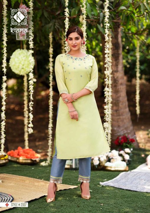 Kiana Fantasy Kurti with Pant Wholesale Catalog 8 Pcs 20 510x723 - Kiana Fantasy Kurti with Pant Wholesale Catalog 8 Pcs