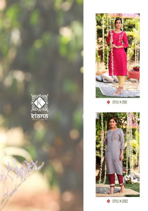 Kiana Fantasy Kurti with Pant Wholesale Catalog 8 Pcs 22 510x723 - Kiana Fantasy Kurti with Pant Wholesale Catalog 8 Pcs