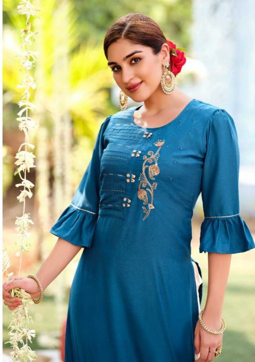 Kiana Fantasy Kurti with Pant Wholesale Catalog 8 Pcs 3 510x723 - Kiana Fantasy Kurti with Pant Wholesale Catalog 8 Pcs