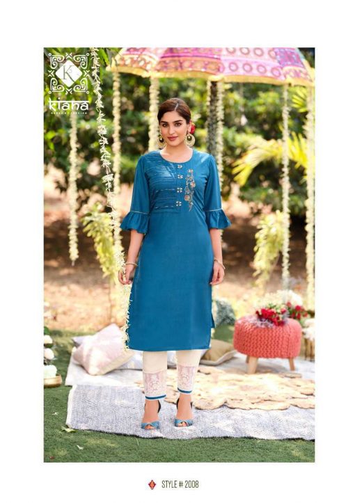 Kiana Fantasy Kurti with Pant Wholesale Catalog 8 Pcs 4 510x723 - Kiana Fantasy Kurti with Pant Wholesale Catalog 8 Pcs