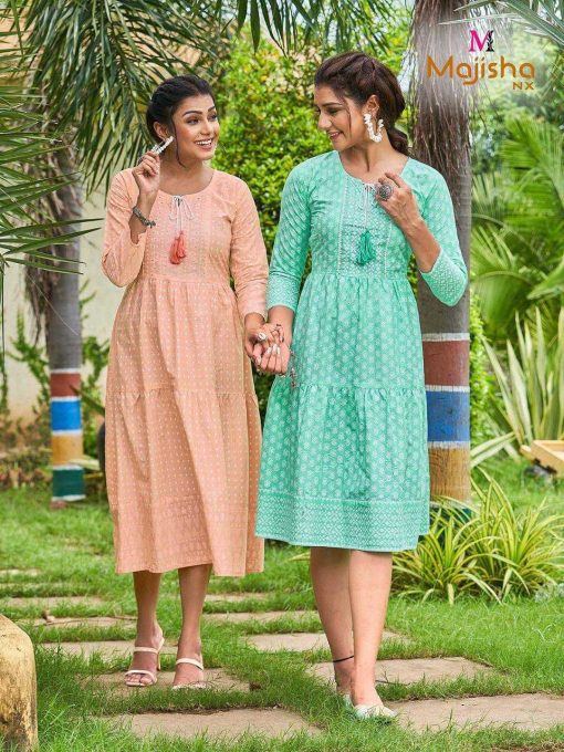 Majisha Nx Nykaa Vol 1 Kurti Wholesale Catalog 5 Pcs 3 1 510x680 - Majisha Nx Nykaa Vol 1 Kurti Wholesale Catalog 5 Pcs