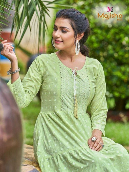 Majisha Nx Nykaa Vol 1 Kurti Wholesale Catalog 5 Pcs 5 1 510x680 - Majisha Nx Nykaa Vol 1 Kurti Wholesale Catalog 5 Pcs