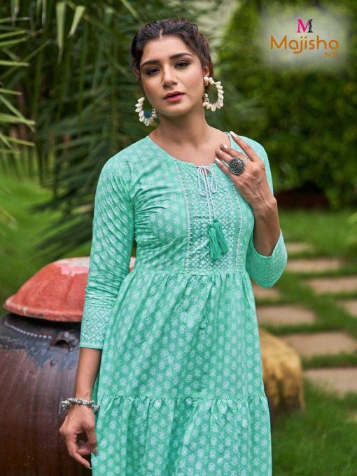 Majisha Nx Nykaa Vol 1 Kurti Wholesale Catalog 5 Pcs 6 1 510x680 - Majisha Nx Nykaa Vol 1 Kurti Wholesale Catalog 5 Pcs