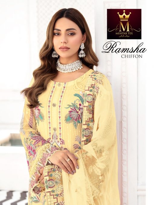 Mehtab Ramsha Chiffon Hit Colour Salwar Suit Wholesale Catalog 4 Pcs 8 510x680 - Mehtab Ramsha Chiffon Hit Colour Salwar Suit Wholesale Catalog 4 Pcs