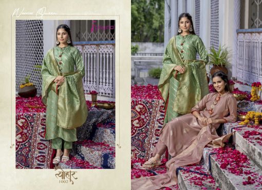 Psyna Tyohaar Kurti with Dupatta Bottom Wholesale Catalog 6 Pcs 4 510x370 - Psyna Tyohaar Kurti with Dupatta Bottom Wholesale Catalog 6 Pcs