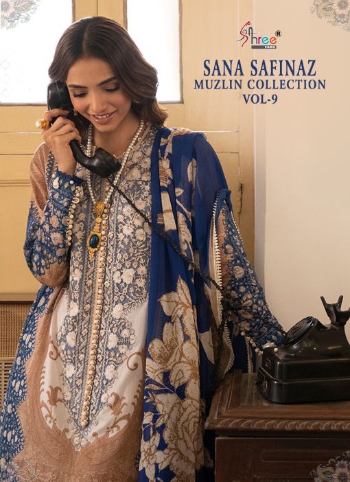 Shree Fabs Sana Safinaz Muzlin Collection Vol 8 Salwar Suit Wholesale Catalog 7 Pcs 1 510x702 - Shree Fabs Sana Safinaz Muzlin Collection Vol 9 Salwar Suit Wholesale Catalog 7 Pcs