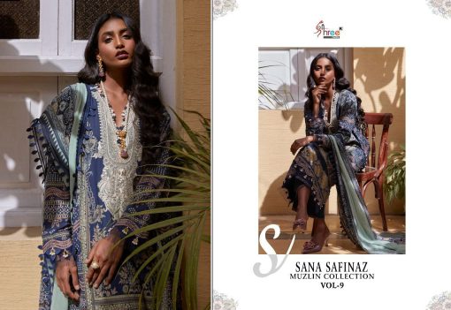 Shree Fabs Sana Safinaz Muzlin Collection Vol 8 Salwar Suit Wholesale Catalog 7 Pcs 15 510x351 - Shree Fabs Sana Safinaz Muzlin Collection Vol 9 Salwar Suit Wholesale Catalog 7 Pcs