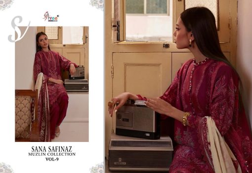 Shree Fabs Sana Safinaz Muzlin Collection Vol 8 Salwar Suit Wholesale Catalog 7 Pcs 4 510x351 - Shree Fabs Sana Safinaz Muzlin Collection Vol 9 Salwar Suit Wholesale Catalog 7 Pcs