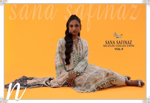 Shree Fabs Sana Safinaz Muzlin Collection Vol 8 Salwar Suit Wholesale Catalog 7 Pcs 8 510x351 - Shree Fabs Sana Safinaz Muzlin Collection Vol 9 Salwar Suit Wholesale Catalog 7 Pcs
