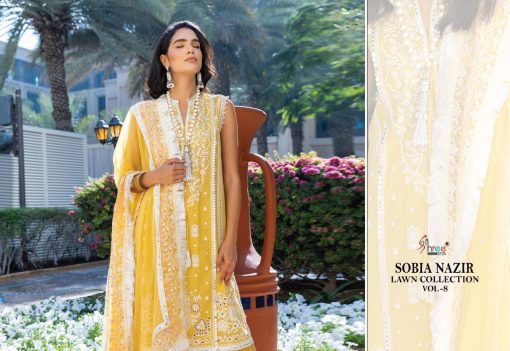 Shree Fabs Sobia Nazir Lawn Collection Vol 8 Salwar Suit Wholesale Catalog 6 Pcs 4 510x351 - Shree Fabs Sobia Nazir Lawn Collection Vol 8 Salwar Suit Wholesale Catalog 6 Pcs