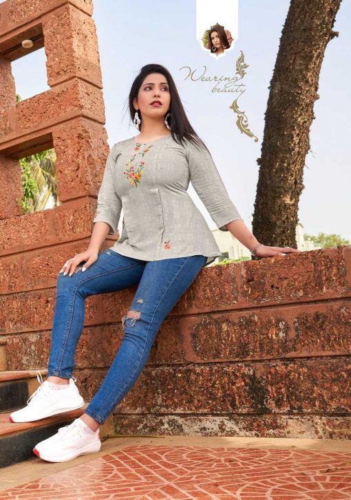 Yami Edge Kurti Wholesale Catalog 9 Pcs 10 510x727 - Yami Edge Kurti Wholesale Catalog 9 Pcs