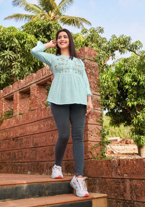 Yami Edge Kurti Wholesale Catalog 9 Pcs 15 510x727 - Yami Edge Kurti Wholesale Catalog 9 Pcs