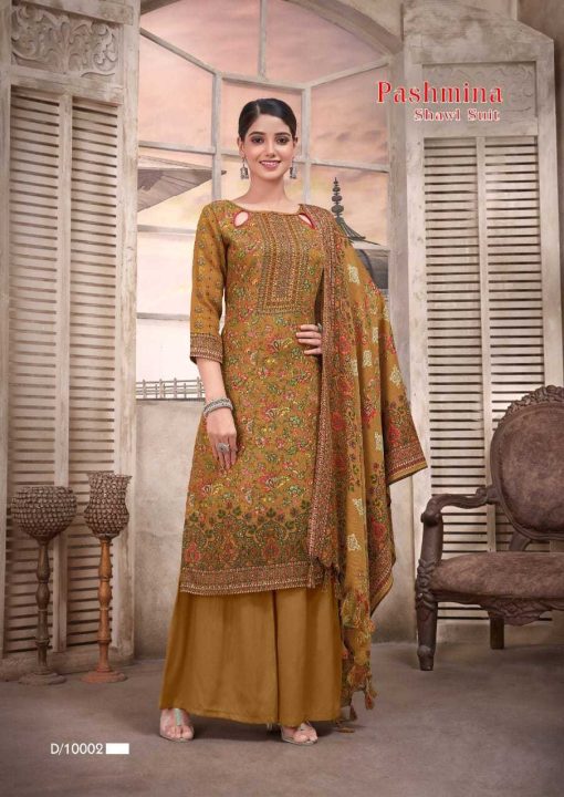 Aaishwarya Pashmina Shawl Suit Vol 10 Salwar Suit Catalog 10 Pcs 15 1 510x720 - Aaishwarya Pashmina Shawl Suit Vol 10 Salwar Suit Catalog 10 Pcs