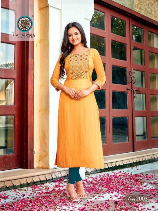 Aradhna Talk of The Town Vol 2 Viscose Kurti Catalog 6 Pcs 3 510x680 - Aradhna Talk of The Town Vol 2 Viscose Kurti Catalog 6 Pcs