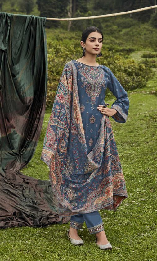 Belliza Rumi Pashmina Salwar Suit Catalog 8 Pcs