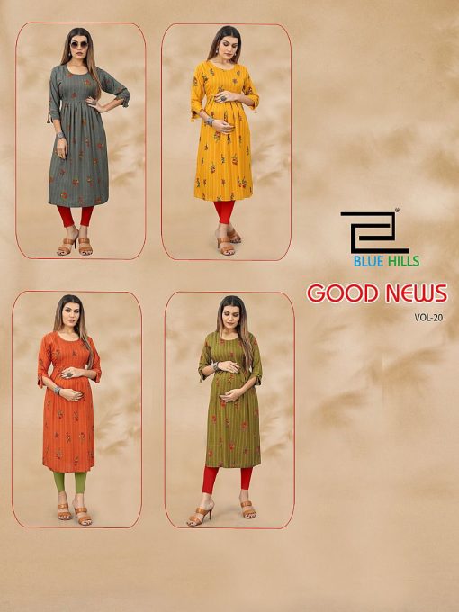 Blue Hills Good News Vol 20 Feeding Kurti Wholesale Catalog 4 Pcs 8 510x680 - Blue Hills Good News Vol 20 Feeding Kurti Wholesale Catalog 4 Pcs