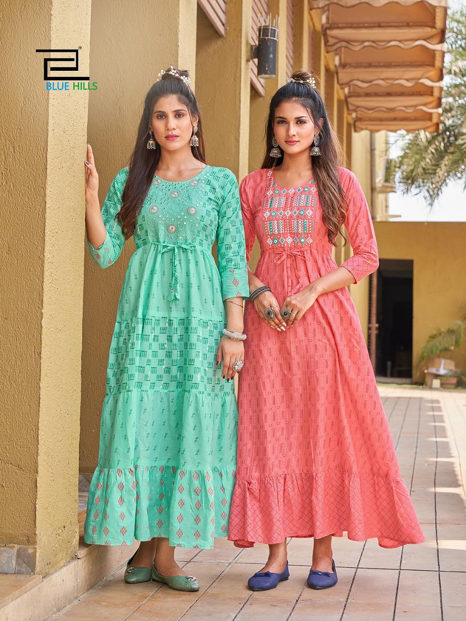 Blue Hills Fashion Reel Kurti Pant Dupatta Wholesale In SURAT