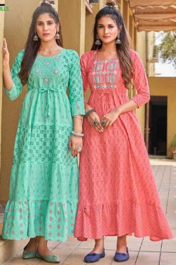 Blue Hills Sizzling Kurti Wholesale Catalog 8 Pcs